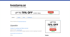 Desktop Screenshot of kvastarna.se