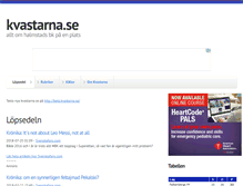 Tablet Screenshot of kvastarna.se
